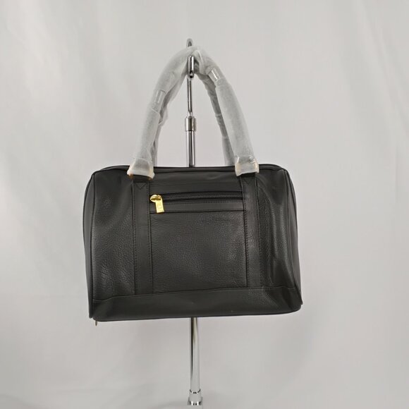 ILI New York Black Leather Satchel - super soft leather - NWT - Picture 2 of 9